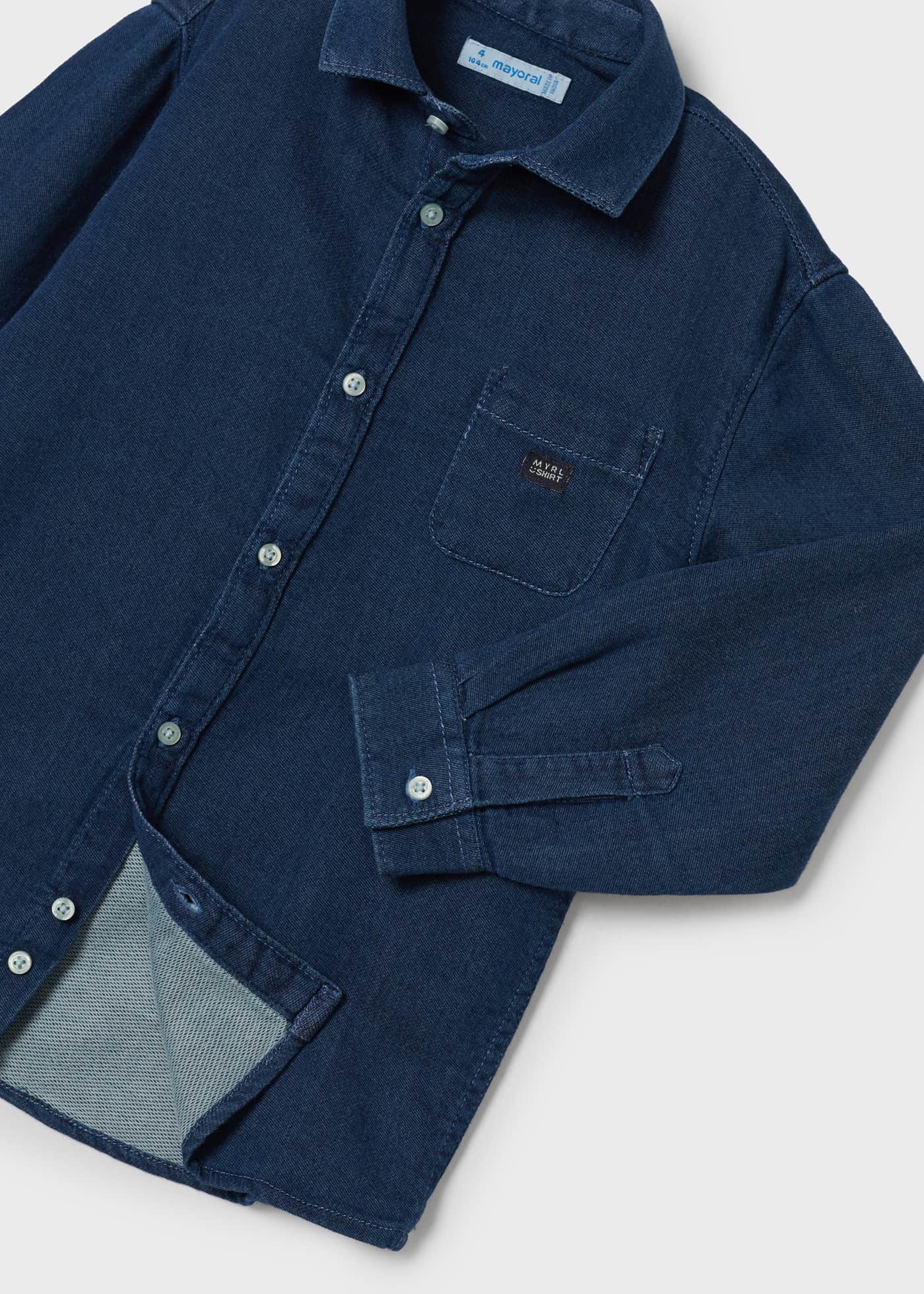Camisa jeans infantil Better Cotton