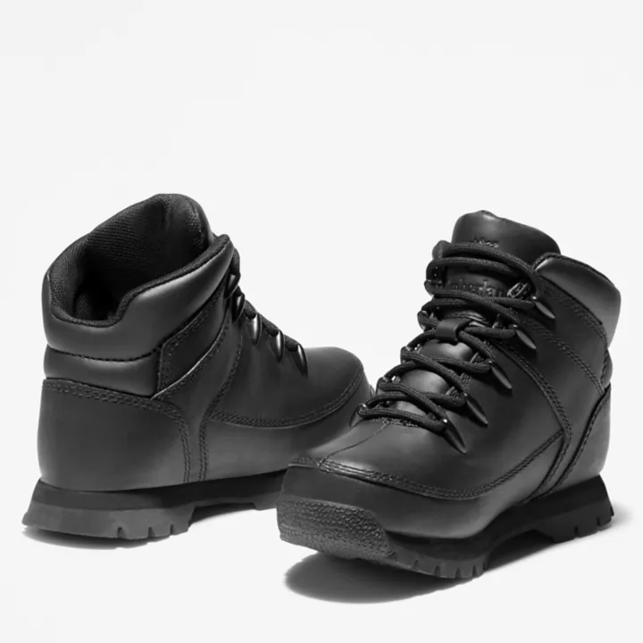 Chaussure de randonnée Euro Sprint pour enfant en Noir verni