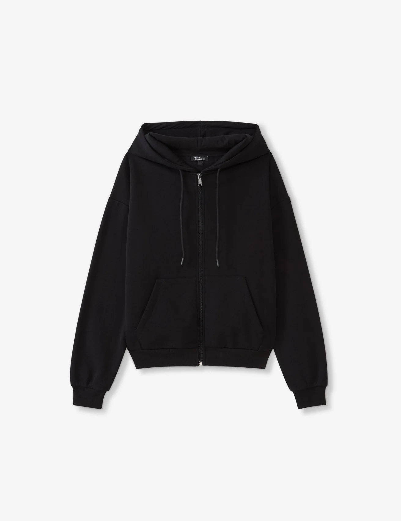 Sweat à capuche zippé noir