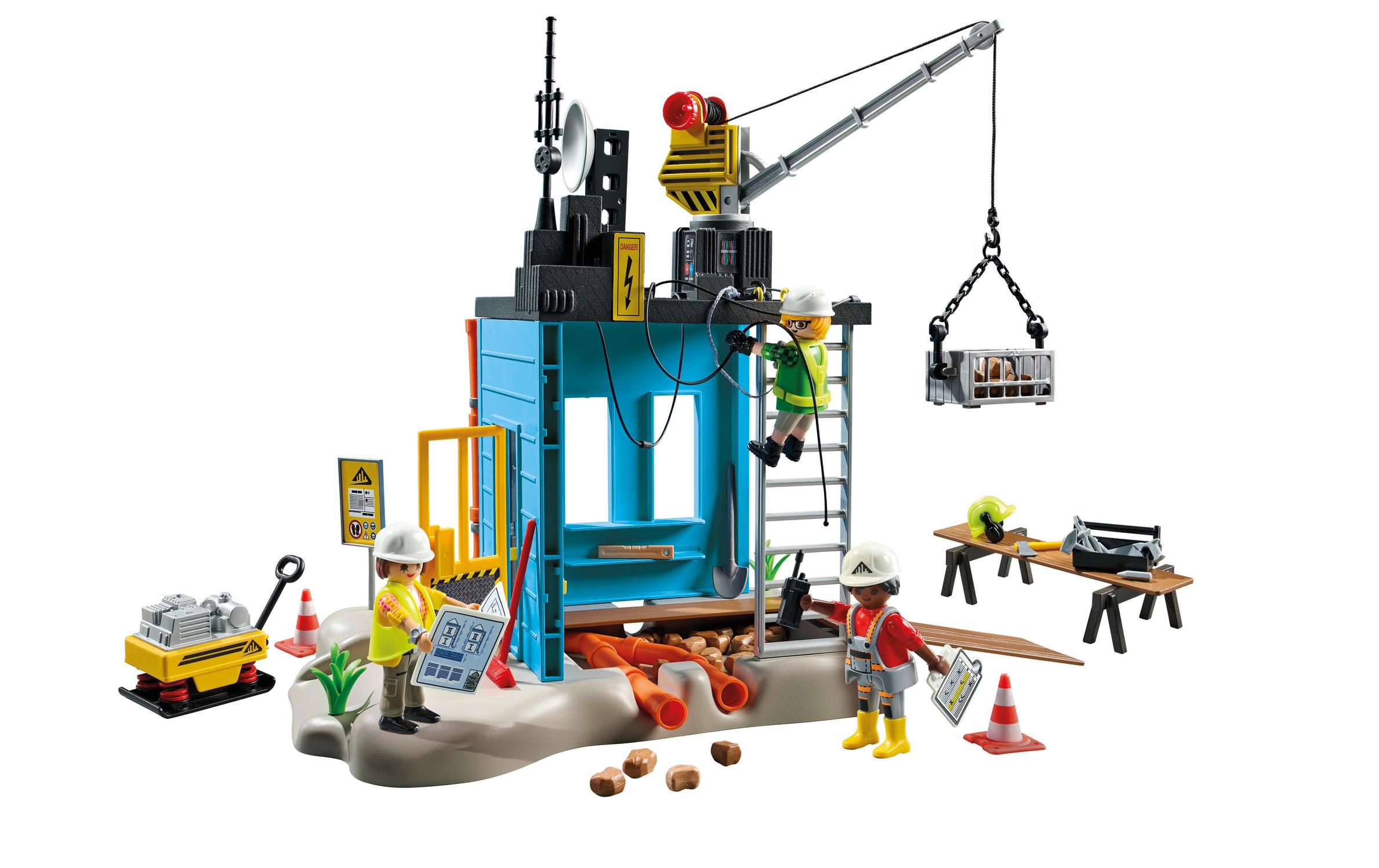 Baustelle 71650Kreatives Spielset mit 138 Teilen