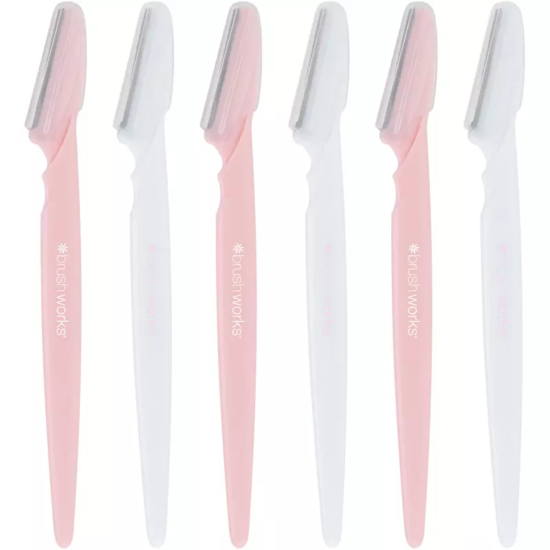 Brushworks Angled Dermaplaners 6 Pack