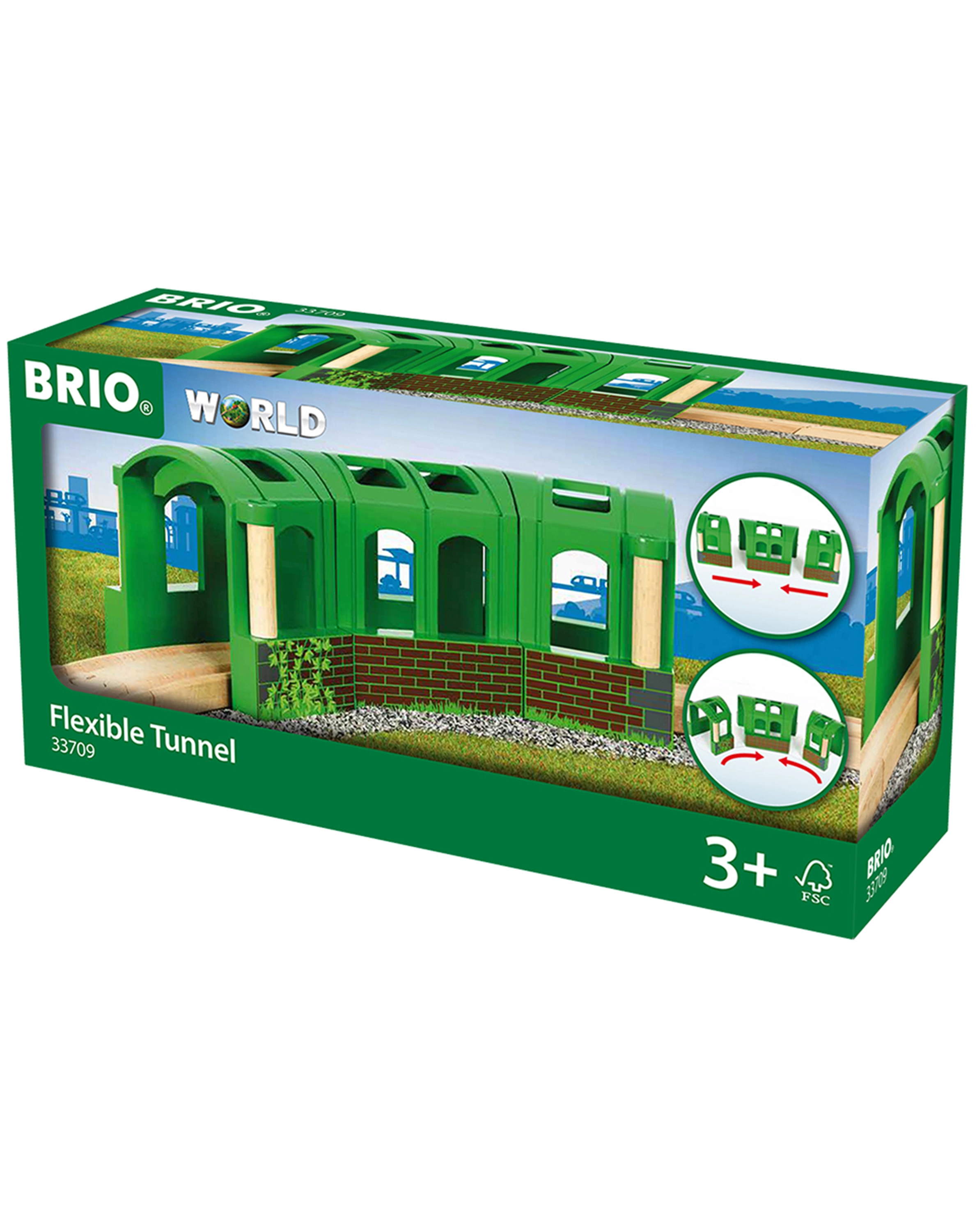 Bahn-Zubehör FLEXIBLER TUNNEL 3-teilig in bunt