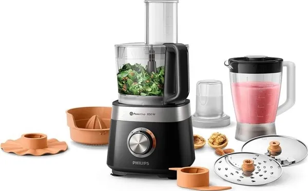 Philips Viva Collection HR7530 - Køkkenmaskine - 850 W - sort