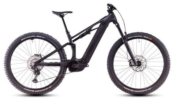 VTT Électrique Tout-Suspendu Cube Stereo Hybrid One44 HPC Race 800 Shimano Deore XT 12V 800 Wh 27.5'' Noir Blackline 2025