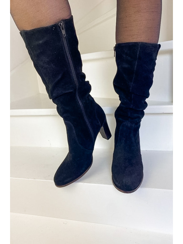 Aliwell - Bottes BORNEO Velours Noir
