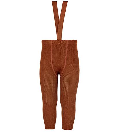 Condor Leggings m. Träger - Wolle/Acryl - Terracota