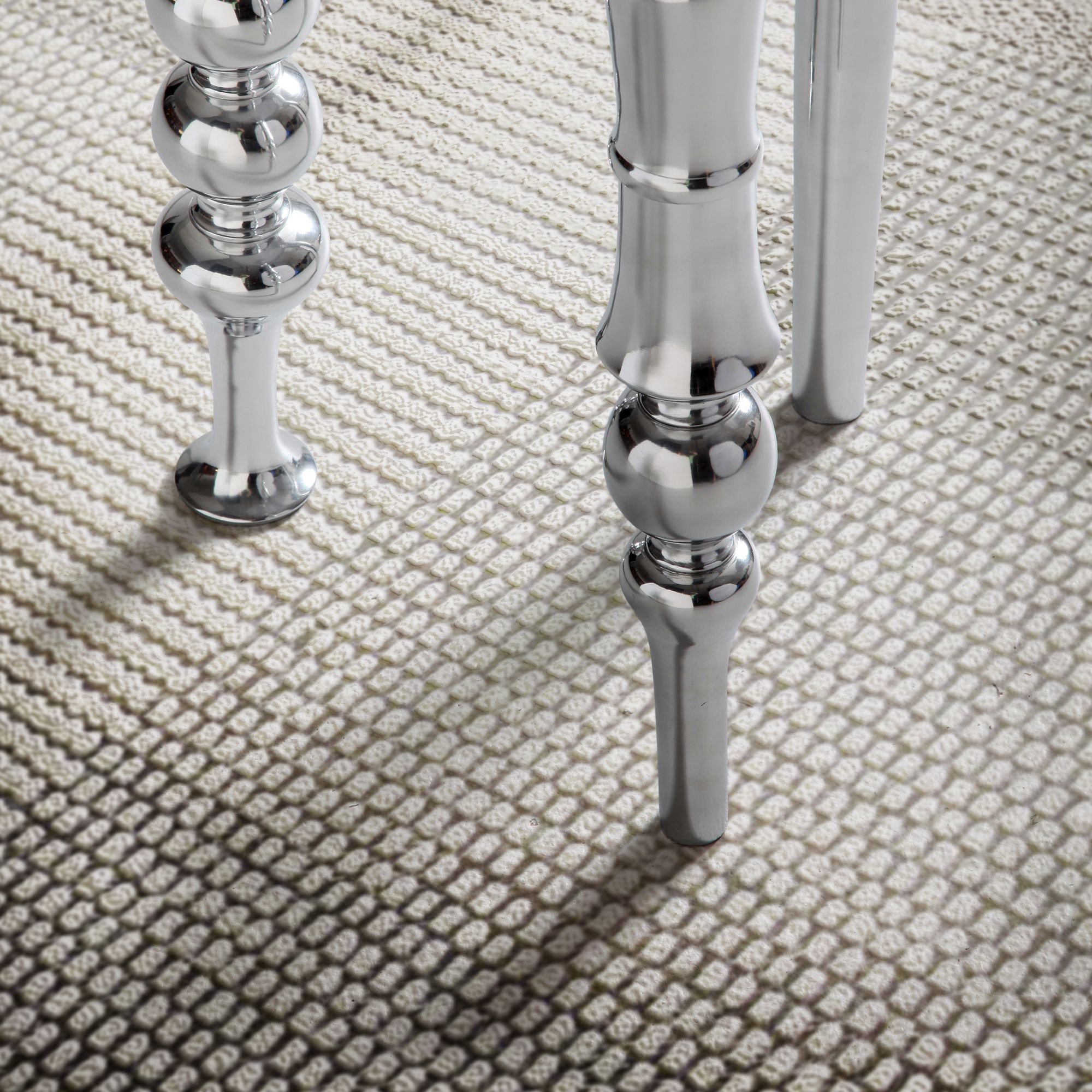 Beistelltisch FineBuy Sofatisch Metall Silber 44x44x63 cm Wohnzimmertisch Rund