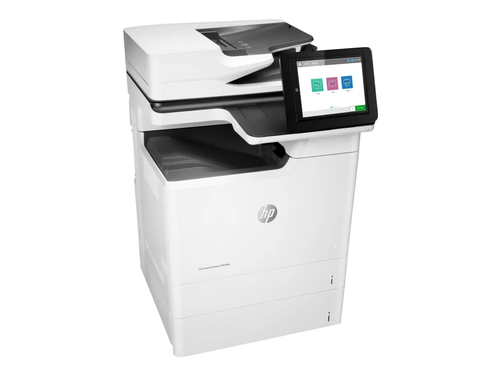HP Color LaserJet Enterprise MFP M681dh - Multifunktionsprinter - farve - laser - 215.9 x 863.6 mm (original) - A4/Legal (medie) - op til 47 spm (kopiering) - op til 47 spm (udskriver) - 650 ark - USB 2.0, Gigabit LAN, USB 2.0 vært