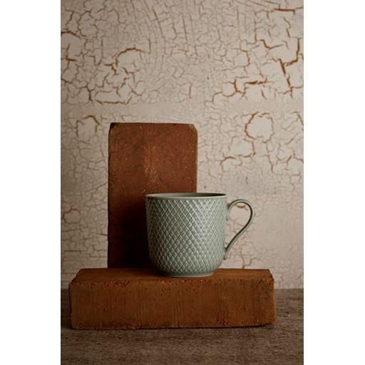 Lyngby Porcelæn Rhombe Earth Krus, Moss, 39 cl