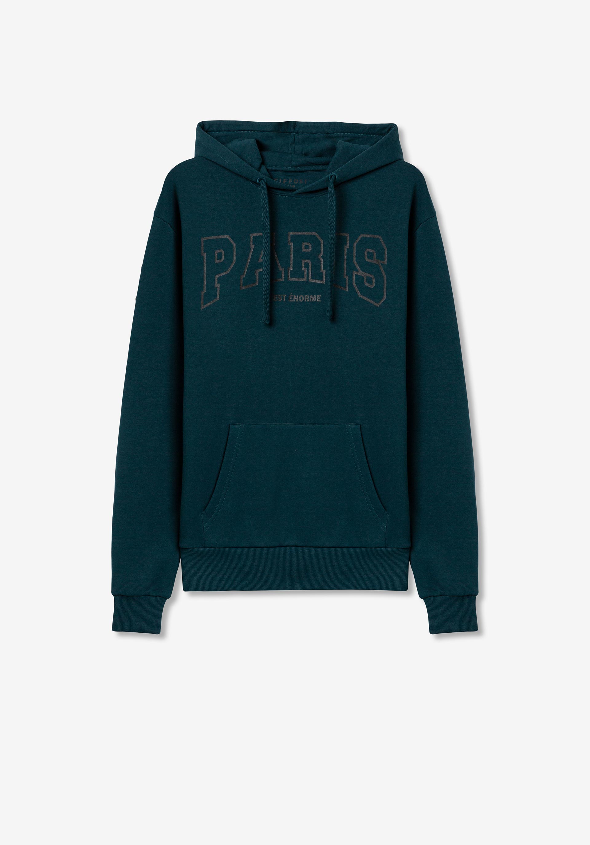 Hoodie com Estampado Frontal