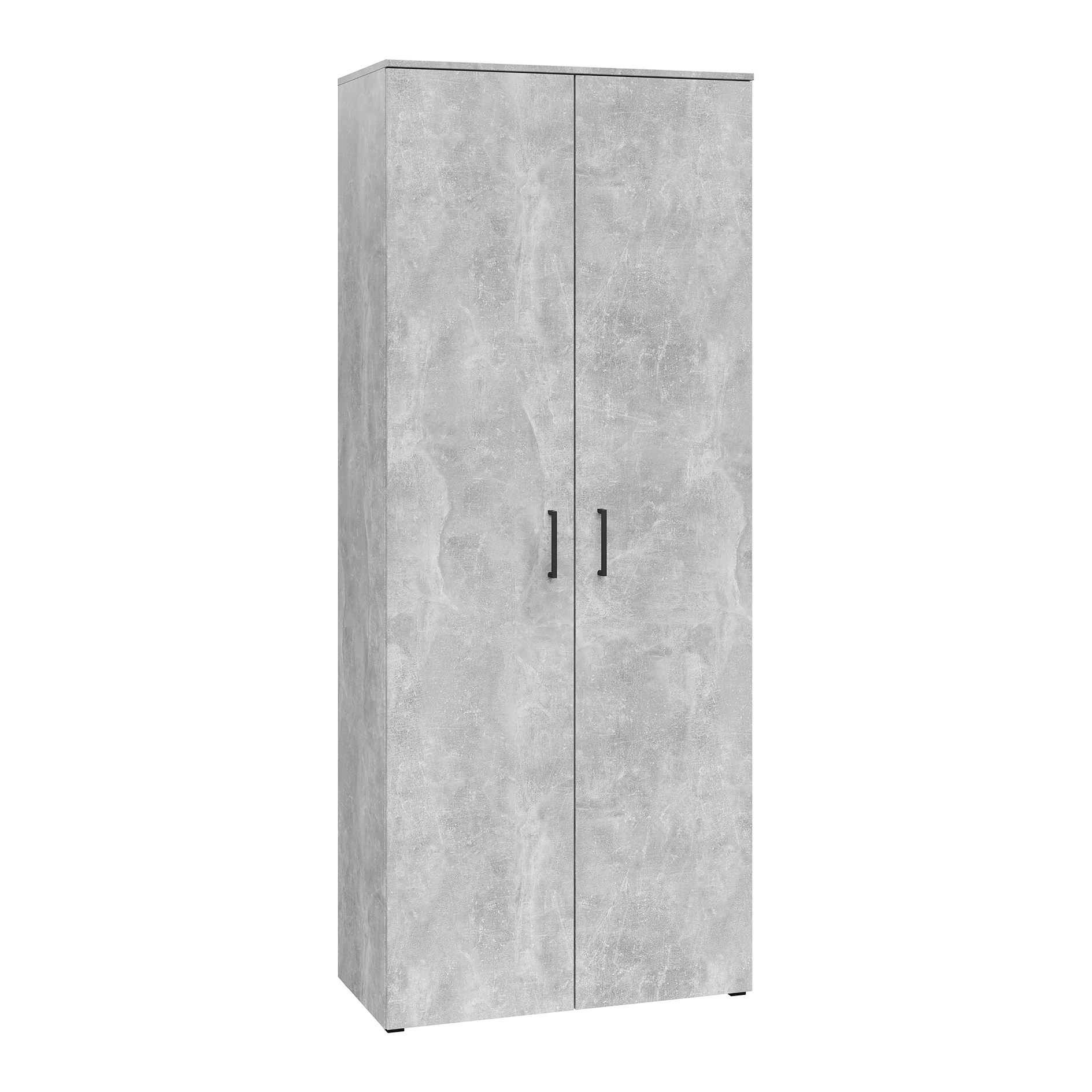 Haushaltsschrank - Betonoptik - Breite 80 cm