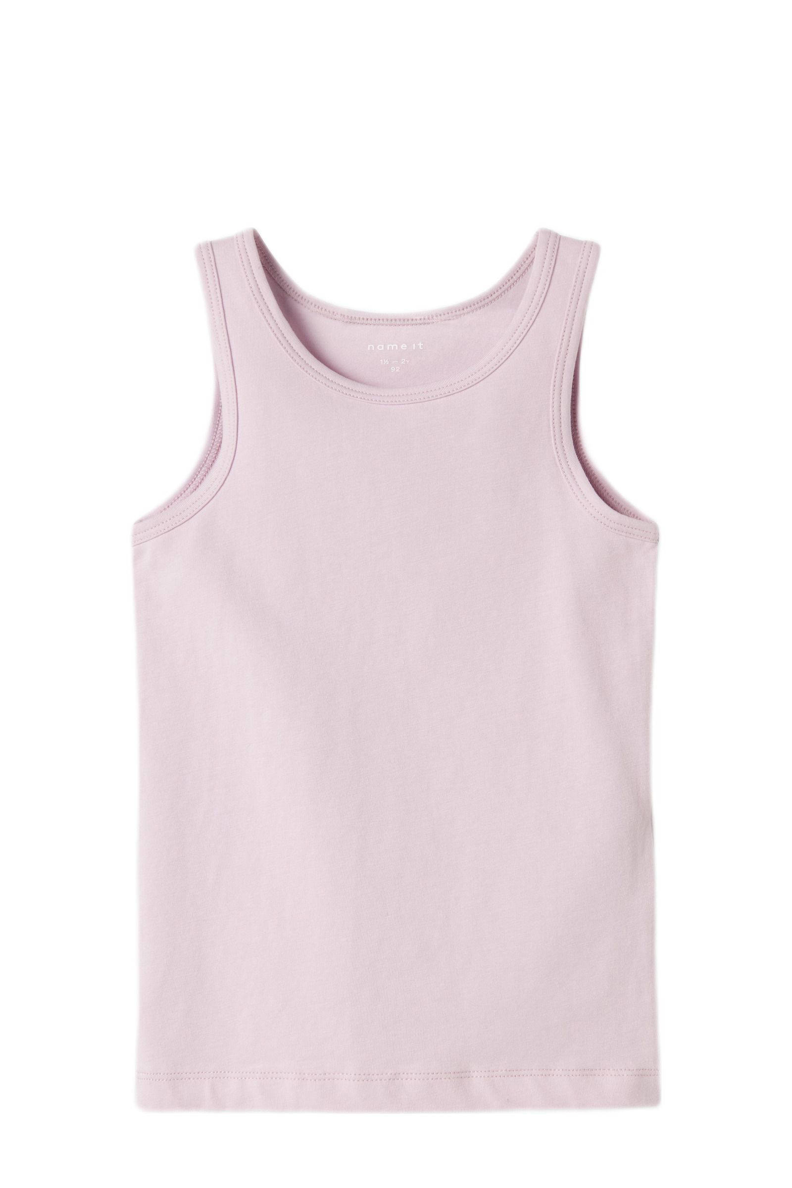 NAME IT hemd  met vlinders - set van 2 roze/ecru