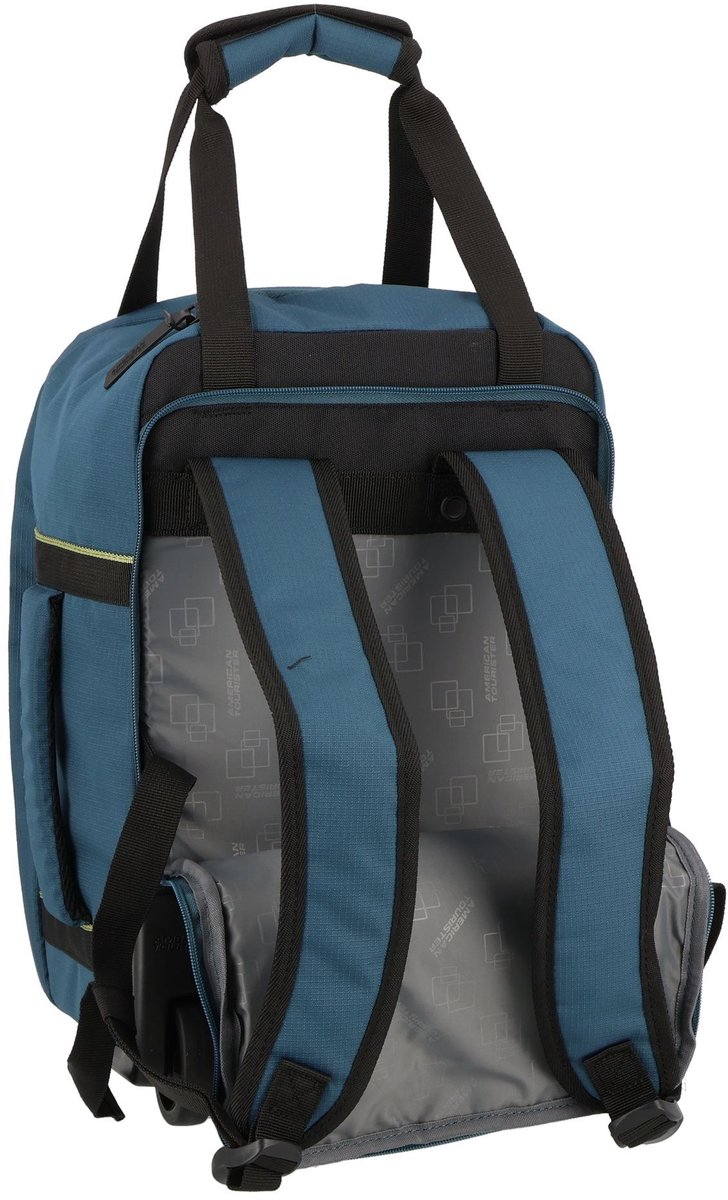American Tourister Take2Cabin Backpack S Underseater Wheels Harbor Blue