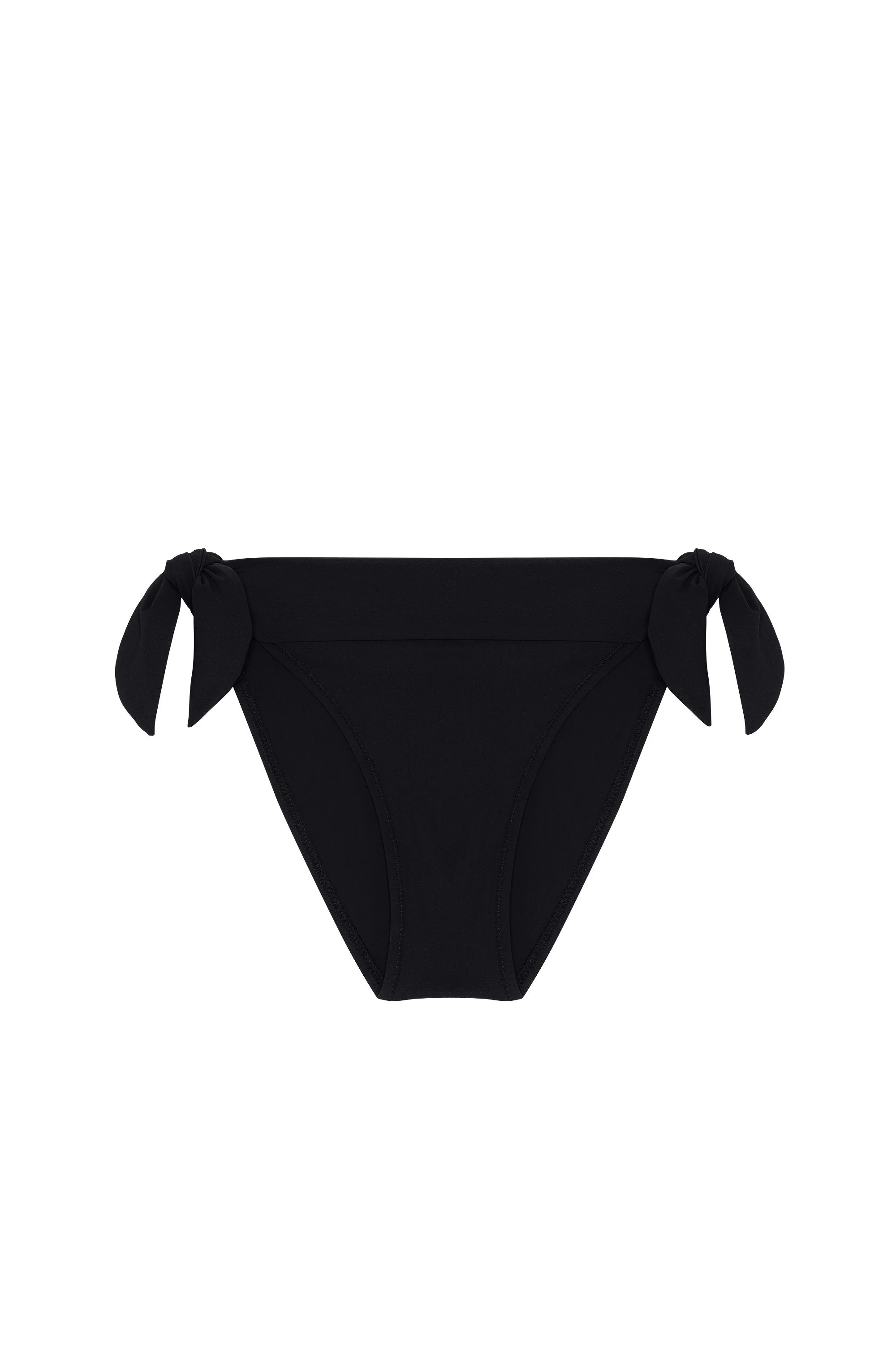 diva Bas de maillot de bain noir à nœuds Noir