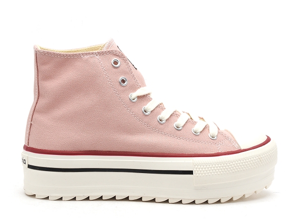 Victoria boots bottine femme tribu doble lona  1061121 rose