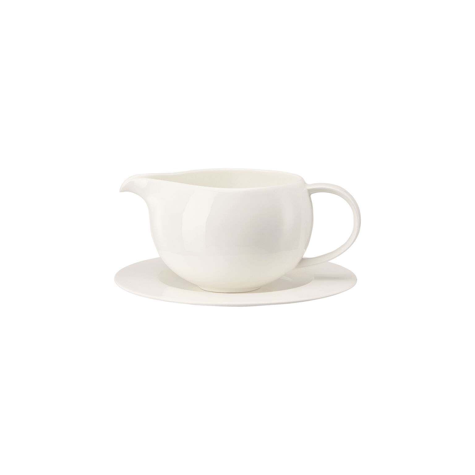 Brillance Bone China Weiss Sauciere 2-tlg.