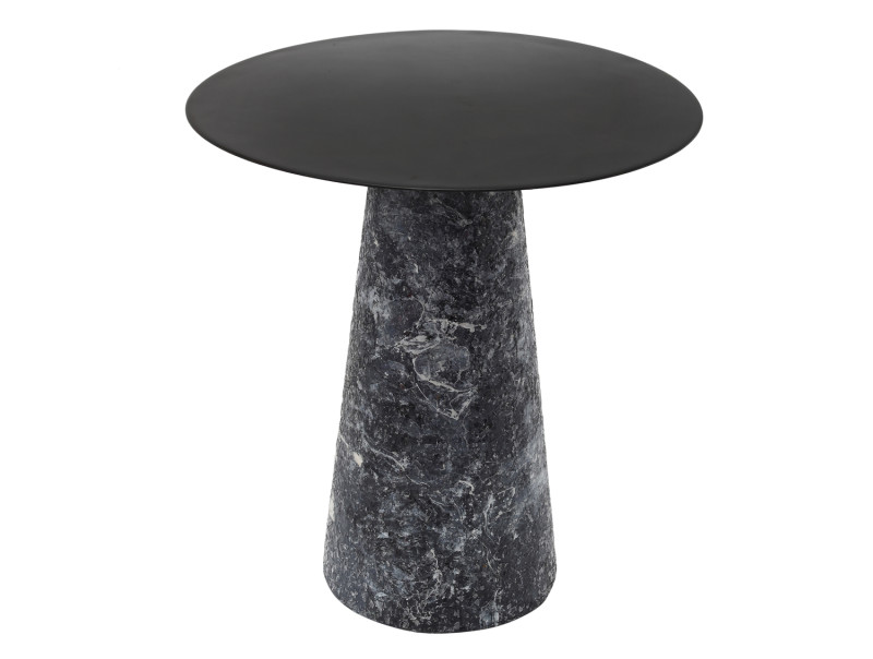 Side Table Mosaic Marble High LM2323BK Side table Mosaic Marble High black