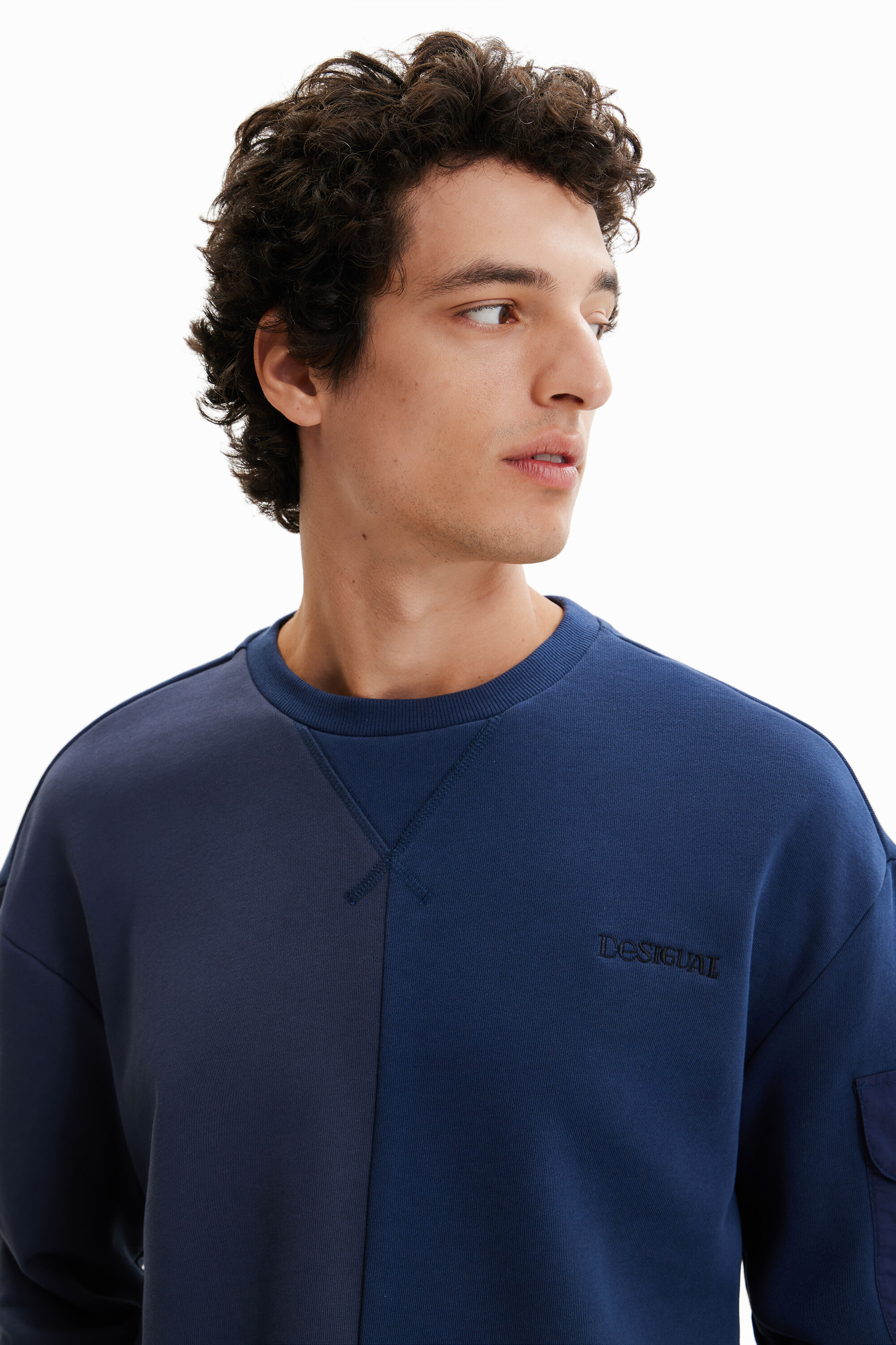 Sweat-shirt bi-motif
