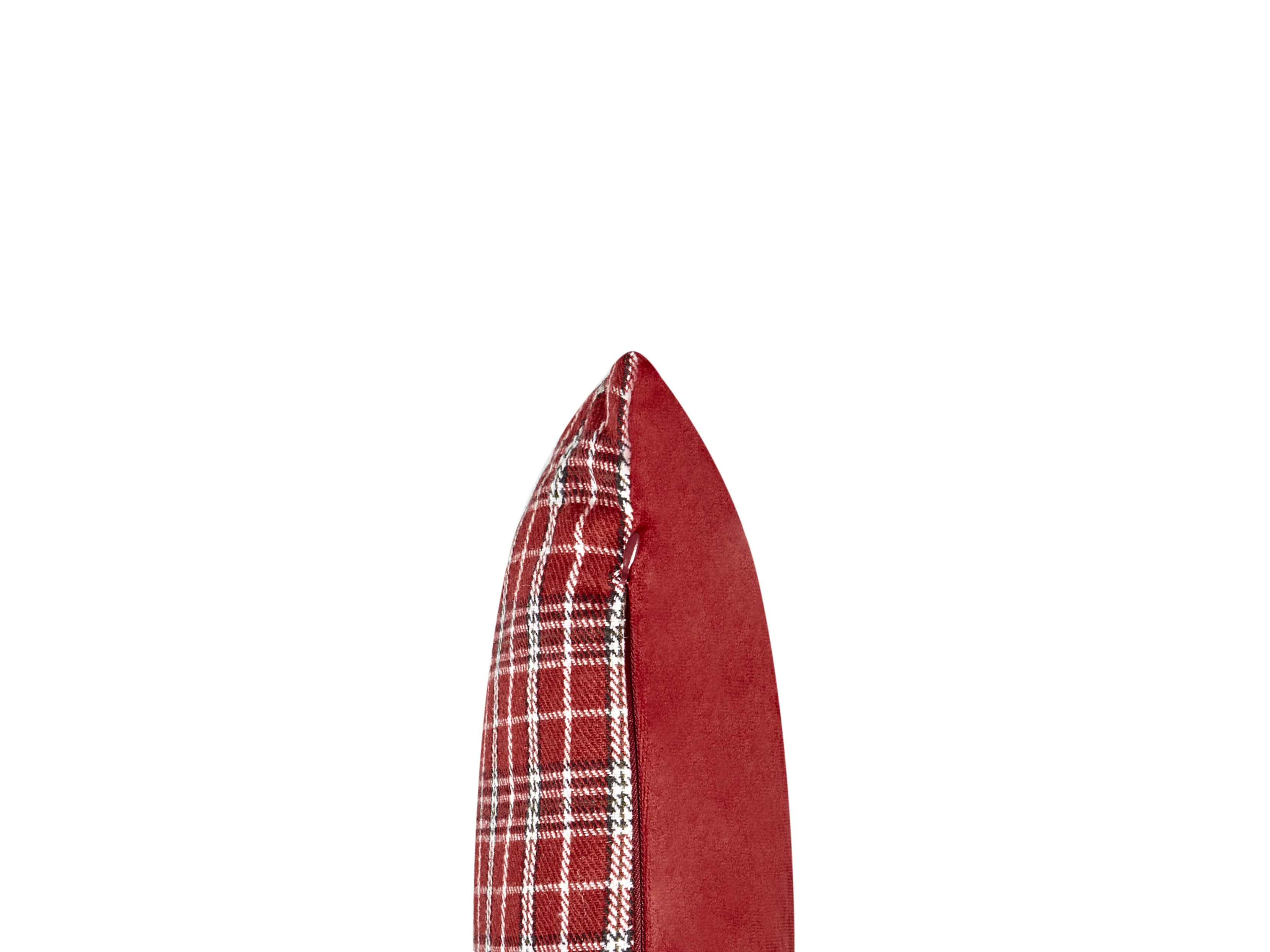 Set van 2 sierkussens MOCHI 30 x 50 cm Rood kerstmotief