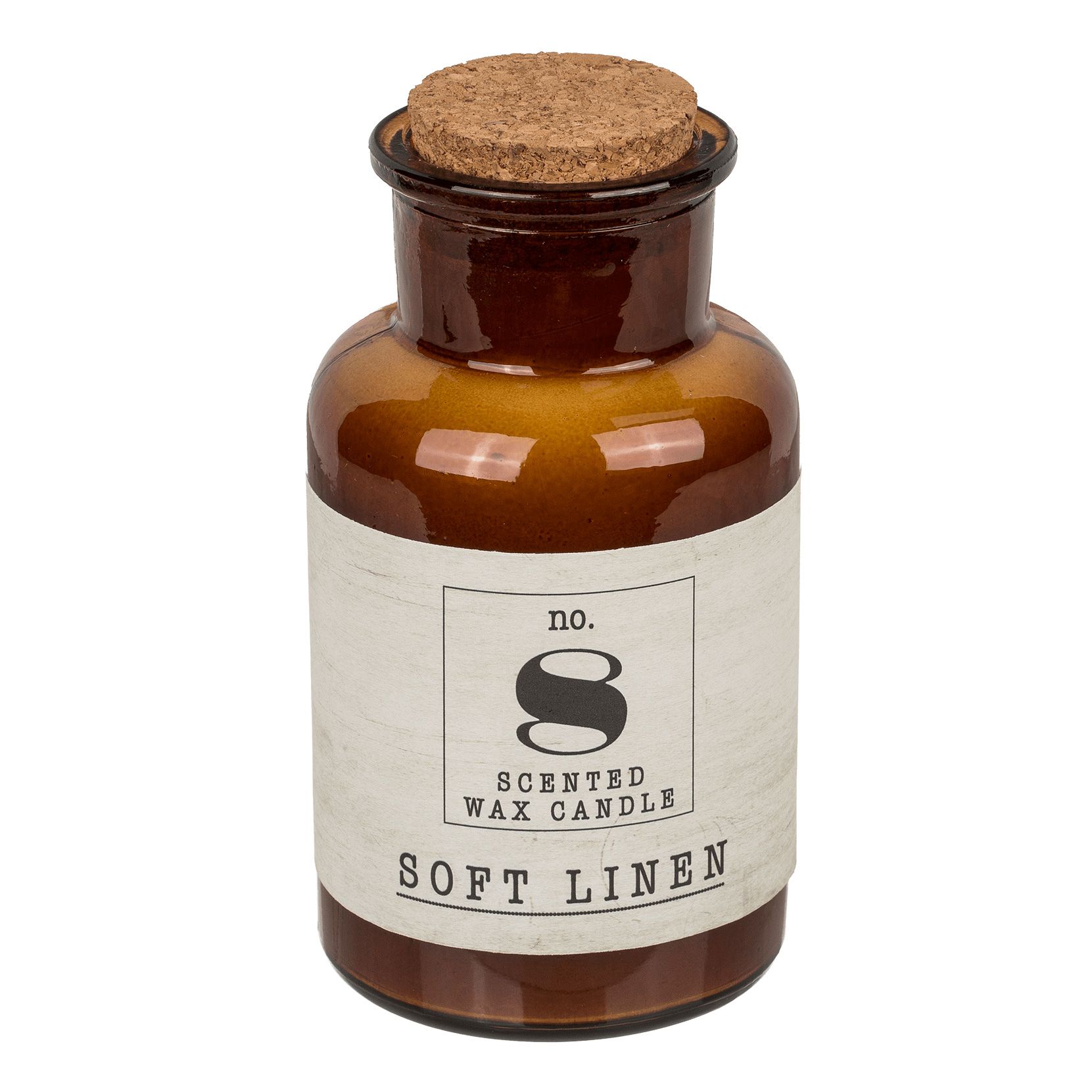 Out of the Blue Duftkerze (Soft Linen) im Apothekerglas
