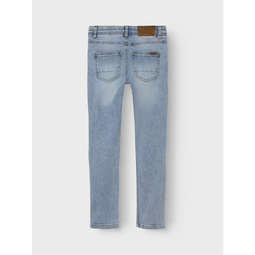 Køb Name It Light Blue Denim Theo Xslim Jeans Noos