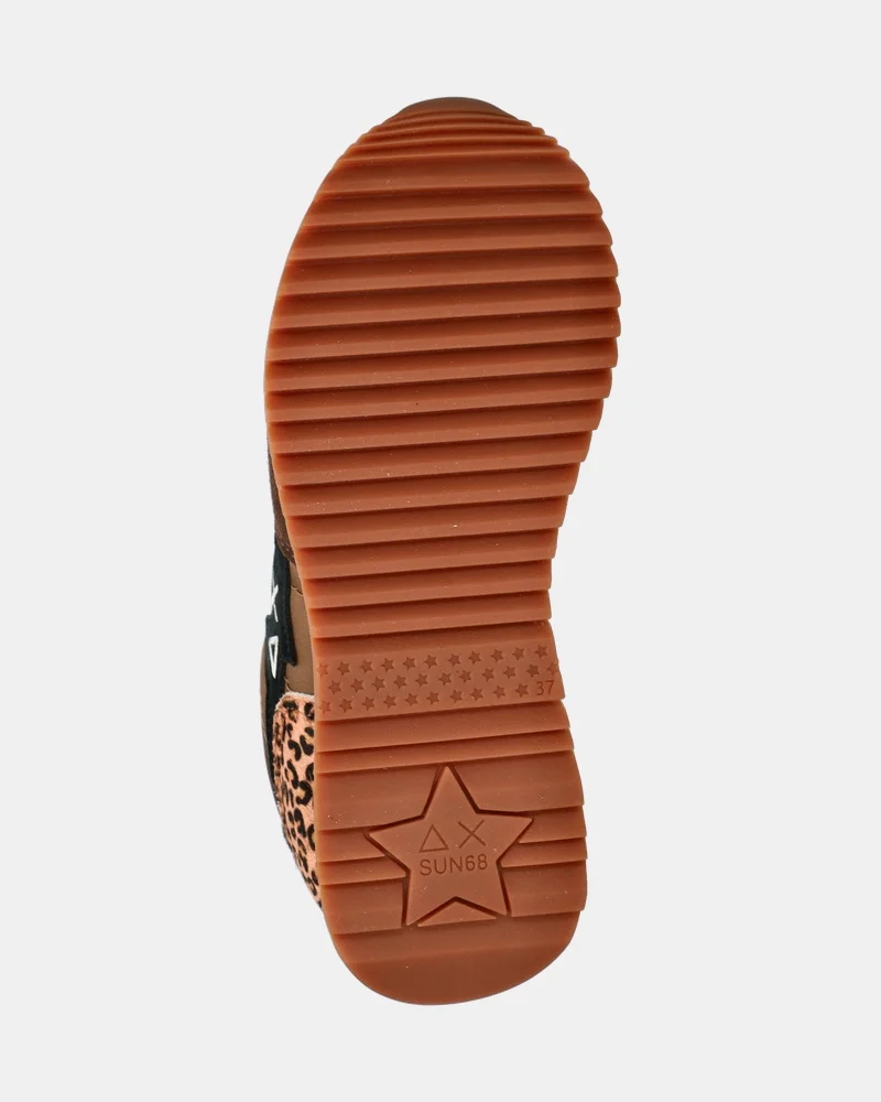 Sun 68 Stargirl Animal Lage sneakers  - cognac