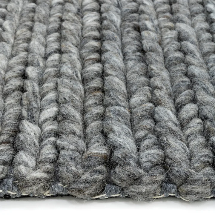 Nuuck - Fletta Teppich, 200 x 300 cm, grau / braun