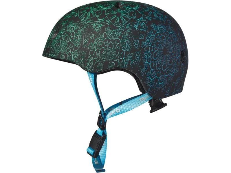 Micro Mobility Helm Mandala Blau, M Scooter und Fahrradhelm für Kinder