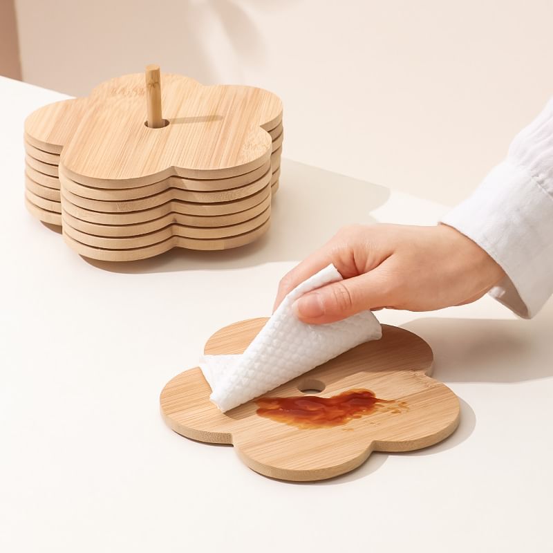 KIizzi - Hittebestendige bamboe pad / houder / set (verschillende designs)
