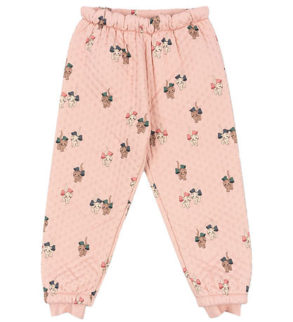 Konges Sløjd Thermohosen - Bow Kitty Pink