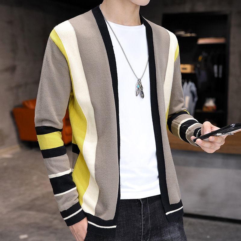 Naideth - Gestreept open vest
