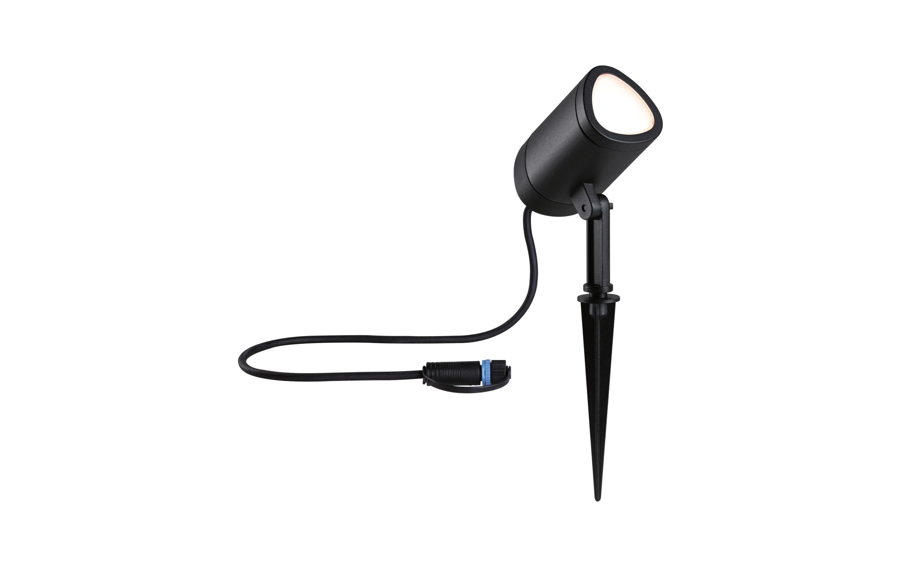 Outdoor Gartenspot Plug & Shine Shira, RGBW, 6.5W, AnthrazitLED Gartenstrahler