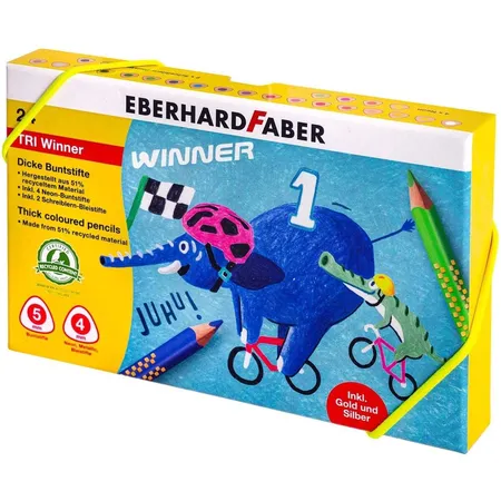 Eberhard Faber Farbstift Tri Winner 24er, Kunststoffbox