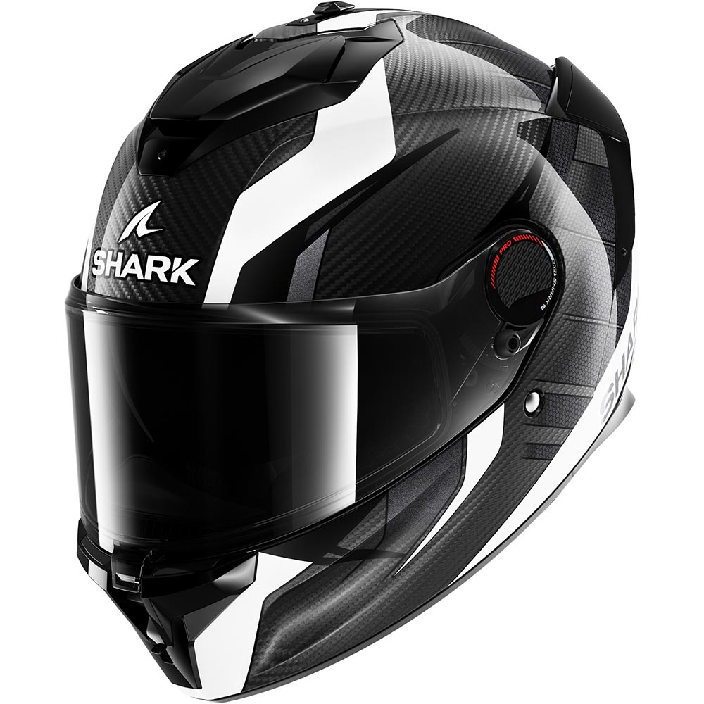 Shark - Casque Spartan GT Pro Kultram Carbon Noir / Blanc / Brillant