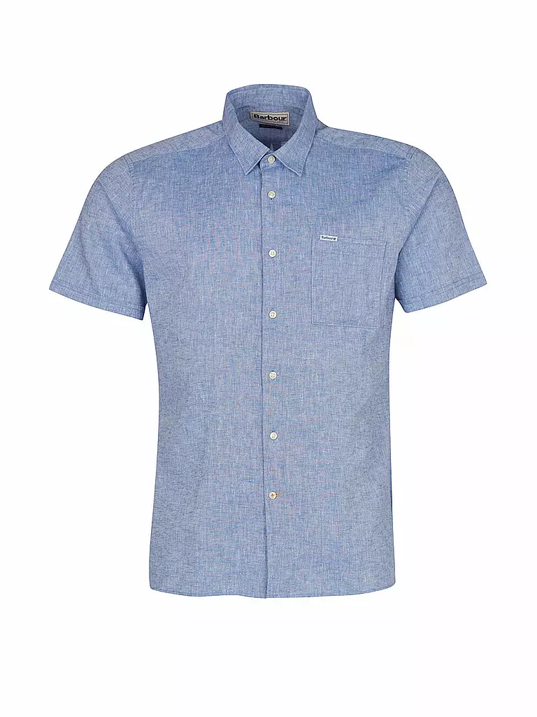 BARBOUR Leinenhemd NELSON  hellblau