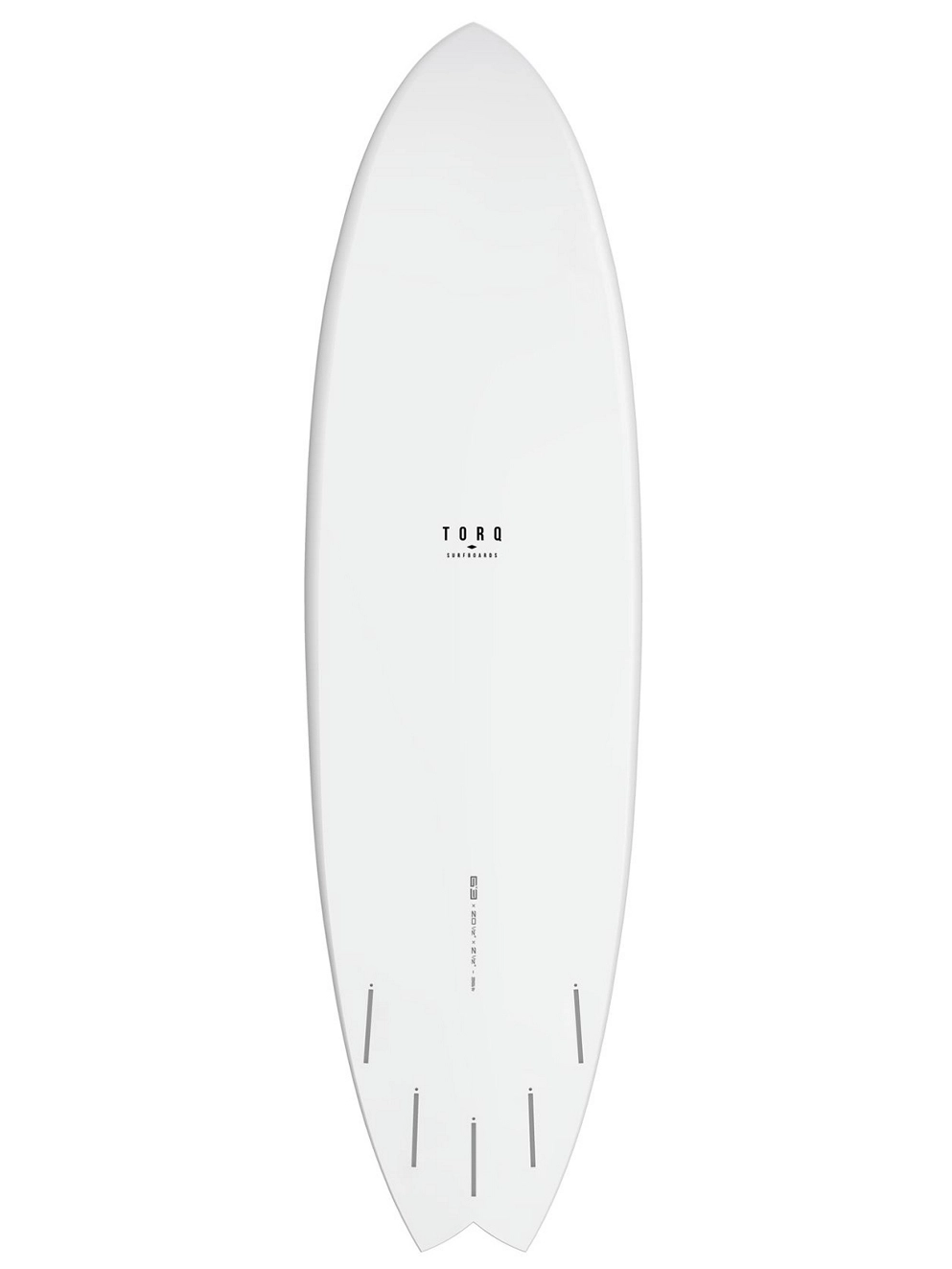 Torq Epoxy Tet Mod Fish Classic 2 Surfboard white