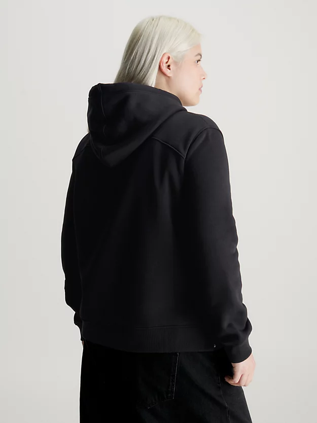 Moletom com Capuz Monogram Plus Size