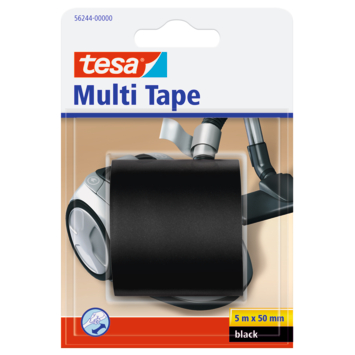 Tesa multi tape PVC zwart 50 mm x 5 m