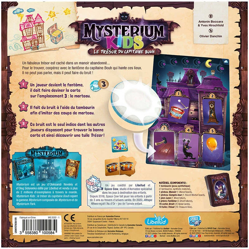 MYSTERIUM KIDS : LE TRESOR DU CAPITAINE BOUH