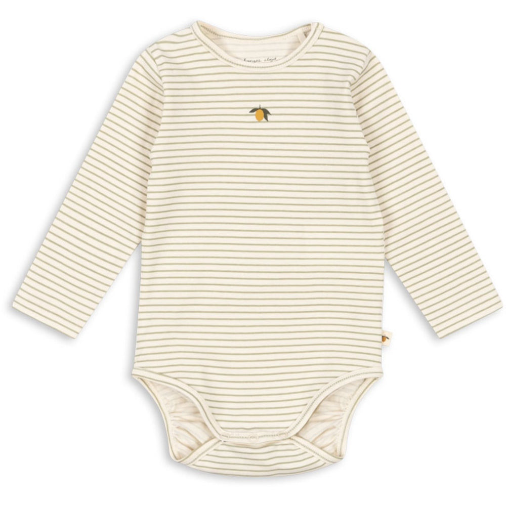 Køb Konges Sløjd Tea Stripe Basic Ls Body GOTS