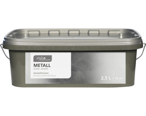 StyleColor METAL Metallic Effect Verf Zilver 2,5 l