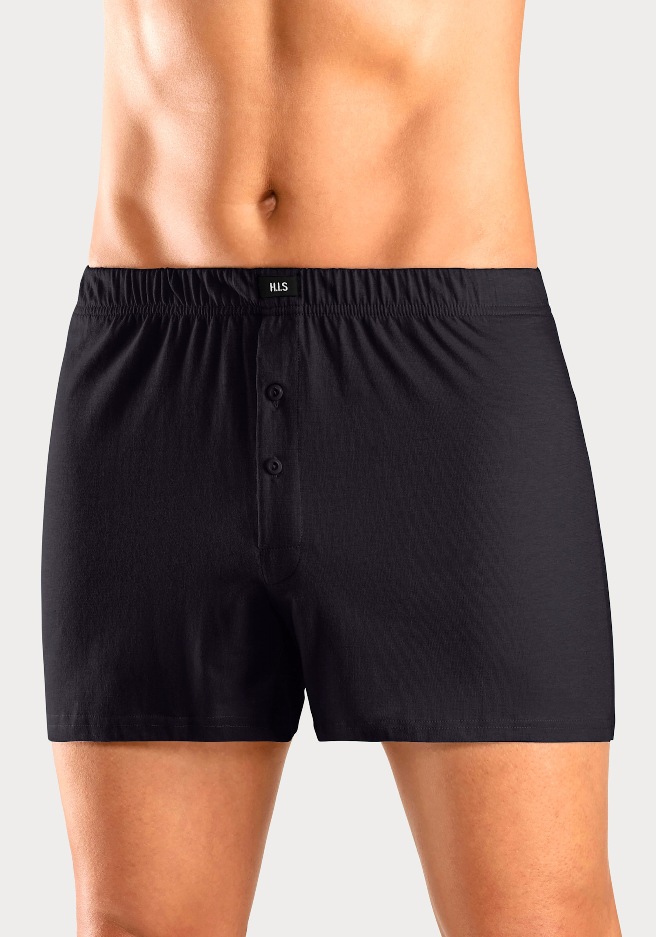 H.I.S Weiter Boxer in schwarz
