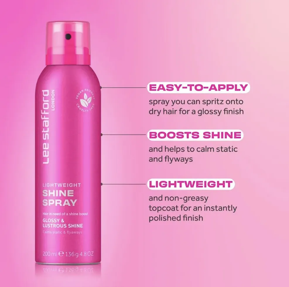 Lee Stafford Lee Stafford Styling Lightweight Shine Spray 200ml