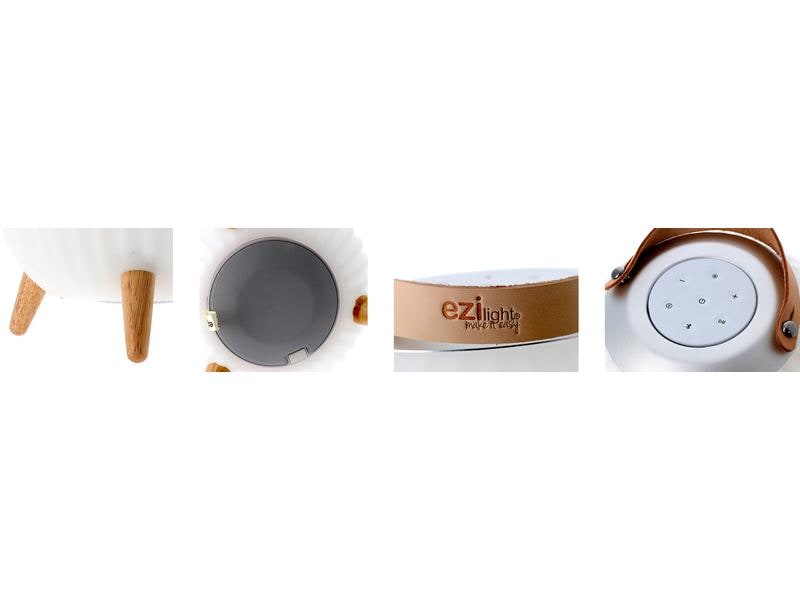 ezilight Laterne Ambiant M, Kabellose Bluetooth Musiklaterne
