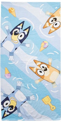 Bluey Håndkle Treningsbag & Kaps Sett, Lyseblå