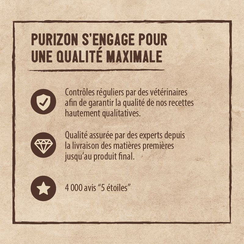 Purizon Sterilised Adult saumon, poulet - sans céréales ✓ pas cher