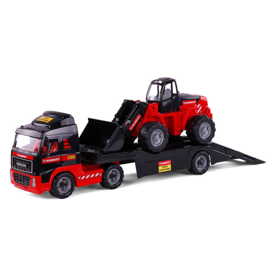 Mammoet Toys Volvo vrachtwagen met oplegger en shovel - 1:16