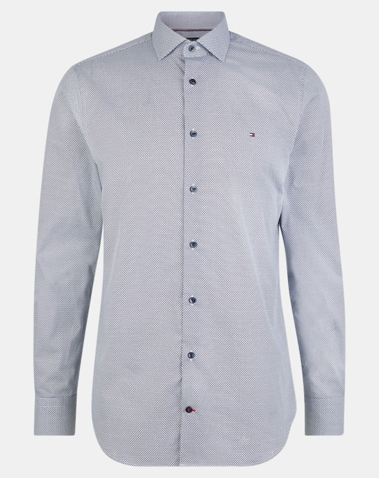 Tommy Hilfiger Chemise Slim imprimé géométrique bleu marine