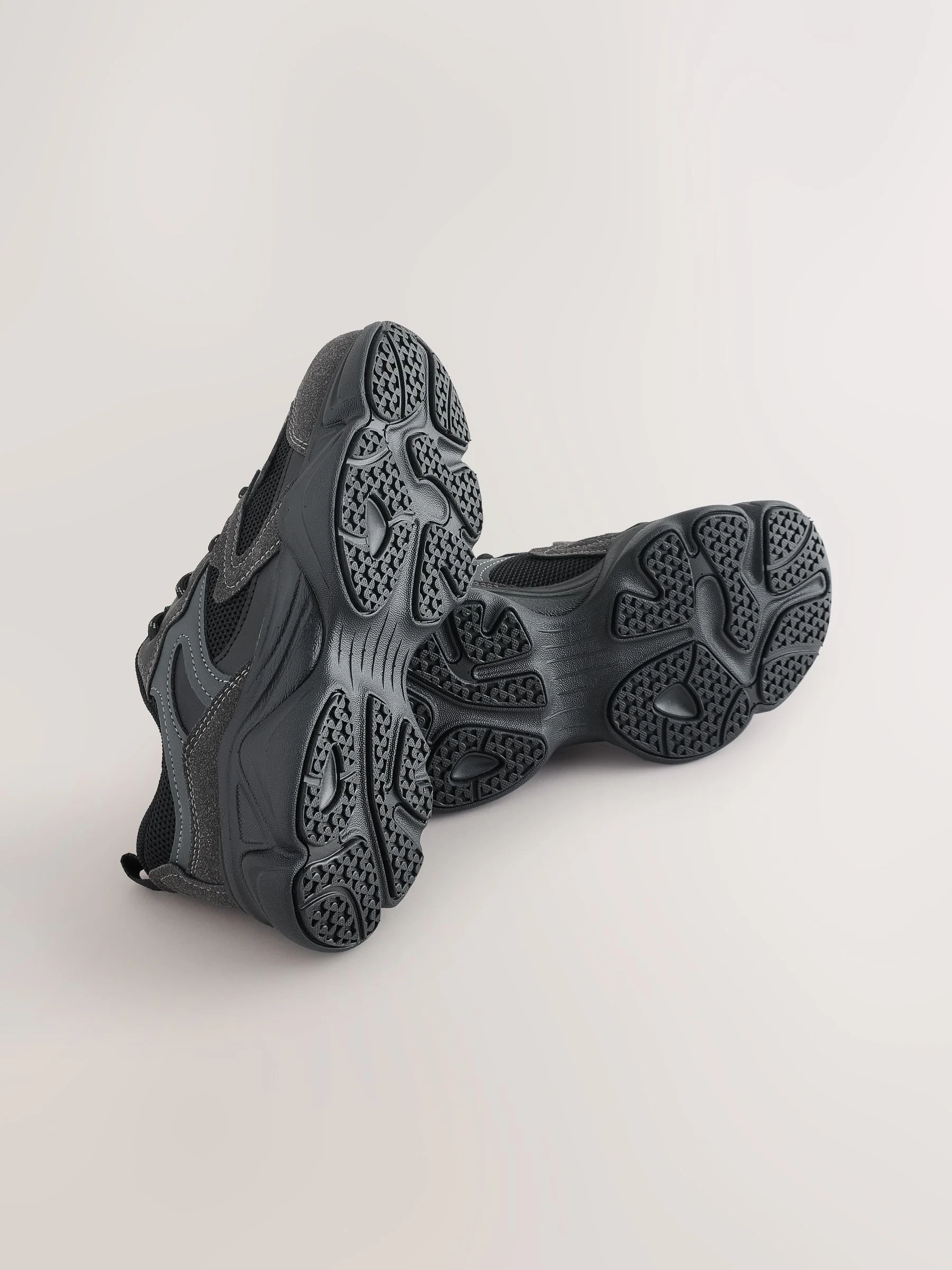 Zwart - Sneakers met veters