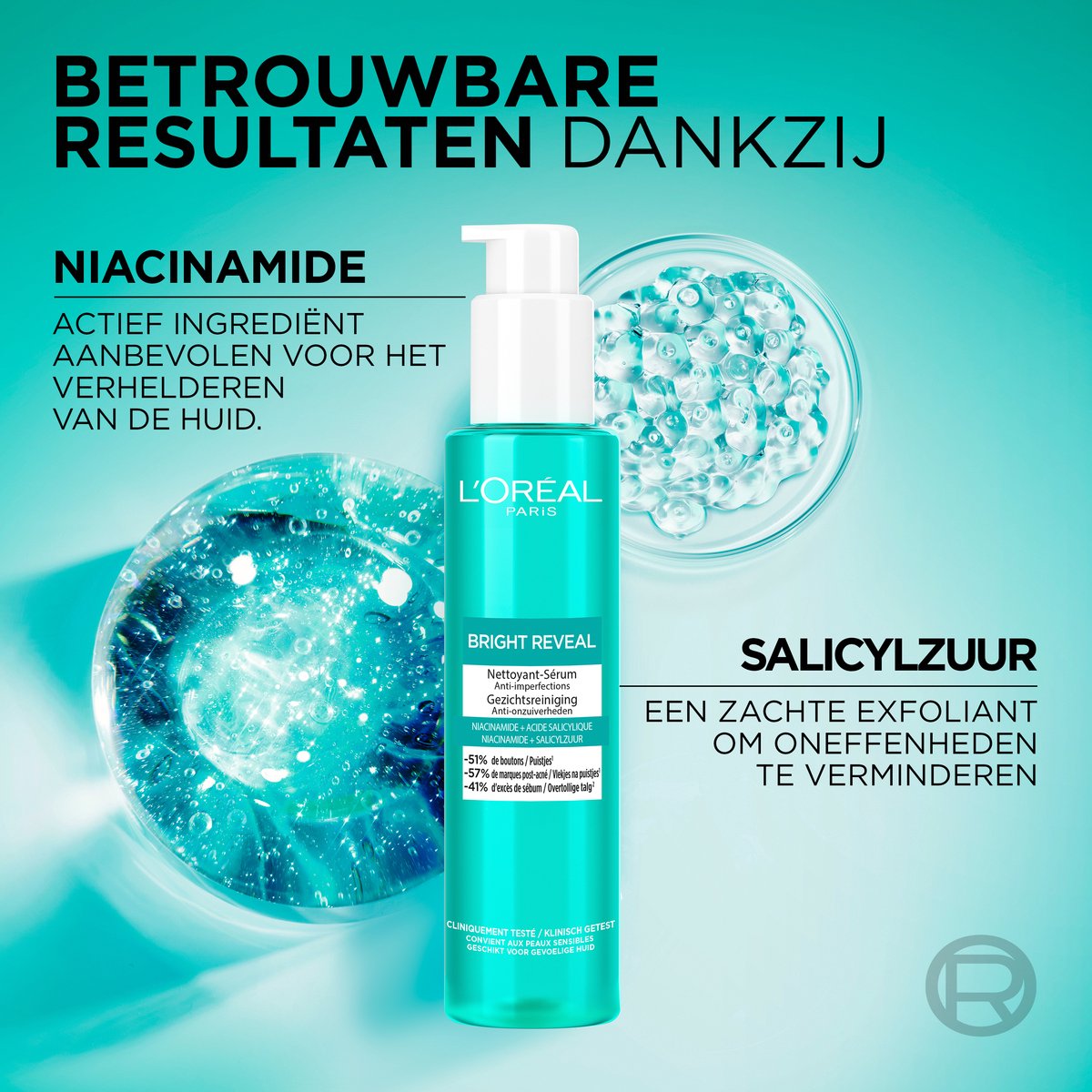 L’Oréal Bright reveal dark spot reiniging (150 ml)